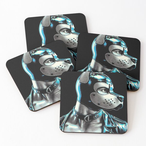 Item preview, Pup Play - CyberPup Wolfie Gay Leather Bar Berlin Pride Graphic Design designed and sold by ItsAKinkThing.