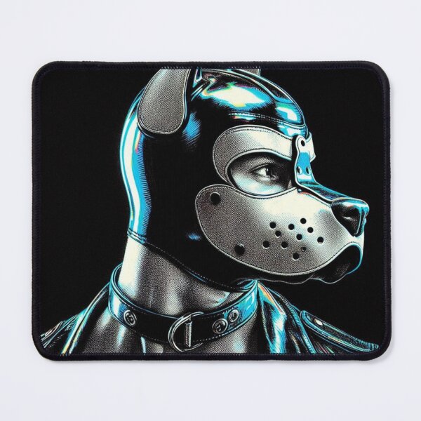Item preview, Pup Play - CyberPup Wolfie Gay Leather Bar Berlin Pride Graphic Design designed and sold by ItsAKinkThing.