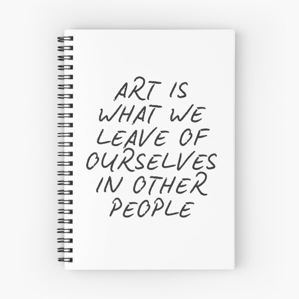 Item preview, My Friends by Fredrik Backman Quote Art is what we leave of ourselves in other people designed and sold by SunLitDay.