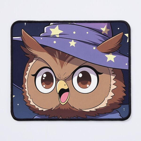 Item preview, Copy of Cute Chibi Owl Wizard with Surprised Face Hoodie Design designed and sold by NovaDigitalArt45.