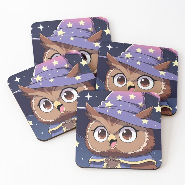 Item preview, Copy of Cute Chibi Owl Wizard with Surprised Face Hoodie Design designed and sold by NovaDigitalArt45.
