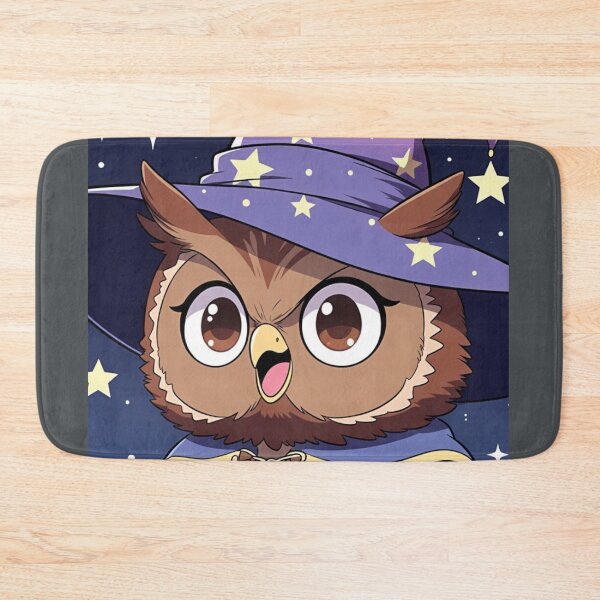 Item preview, Copy of Cute Chibi Owl Wizard with Surprised Face Hoodie Design designed and sold by NovaDigitalArt45.
