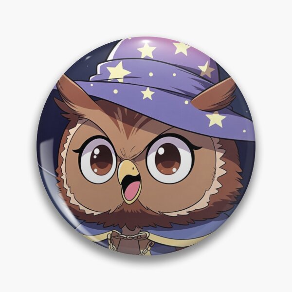 Item preview, Copy of Cute Chibi Owl Wizard with Surprised Face Hoodie Design designed and sold by NovaDigitalArt45.
