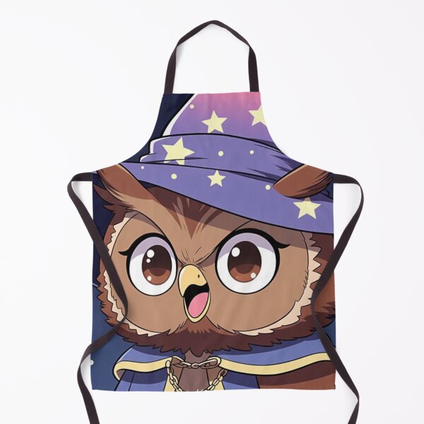 Item preview, Copy of Cute Chibi Owl Wizard with Surprised Face Hoodie Design designed and sold by NovaDigitalArt45.