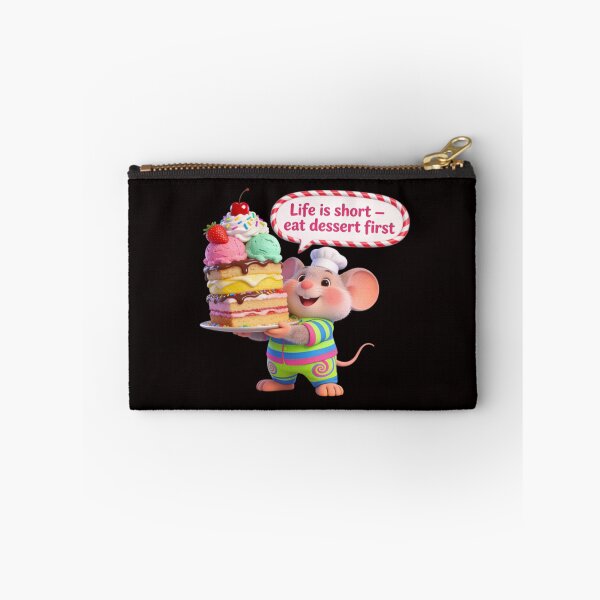 Item preview, Life Is Short Eat Dessert First, Zippy Mouse Graphic Tee designed and sold by Zippy Creation.