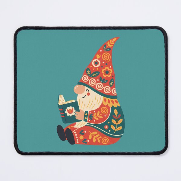 Item preview, Reading Gnome – Scandinavian Folk Art by heidiannemorris © designed and sold by FOLK ART FUSION by heidiannemorris.