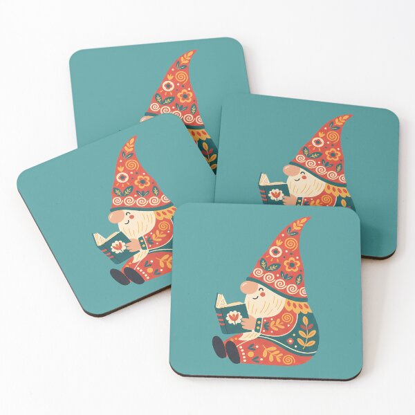 Item preview, Reading Gnome – Scandinavian Folk Art by heidiannemorris © designed and sold by FOLK ART FUSION by heidiannemorris.