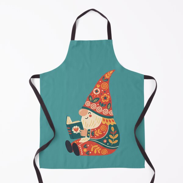 Item preview, Reading Gnome – Scandinavian Folk Art by heidiannemorris © designed and sold by FOLK ART FUSION by heidiannemorris.