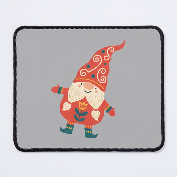 Item preview, Smiling Gnome – Scandinavian Folk Art by heidiannemorris © designed and sold by FOLK ART FUSION by heidiannemorris.