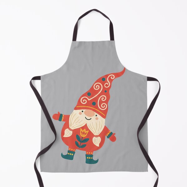 Item preview, Smiling Gnome – Scandinavian Folk Art by heidiannemorris © designed and sold by FOLK ART FUSION by heidiannemorris.