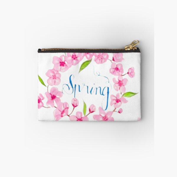 Item preview, Spring Blossom Wreath – Hand-Painted Floral Typography designed and sold by MysticPurpleHue.