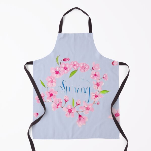 Item preview, Spring Blossom Wreath – Hand-Painted Floral Typography designed and sold by MysticPurpleHue.