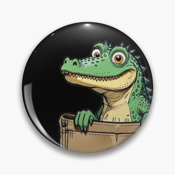 Item preview, pocket reptile embroidery clothing patch V01 designed and sold by CreArtorium.
