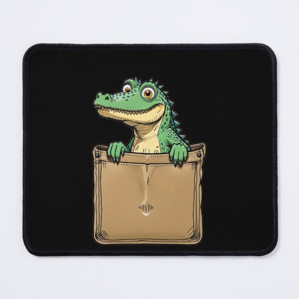 Item preview, pocket reptile embroidery clothing patch V01 designed and sold by CreArtorium.