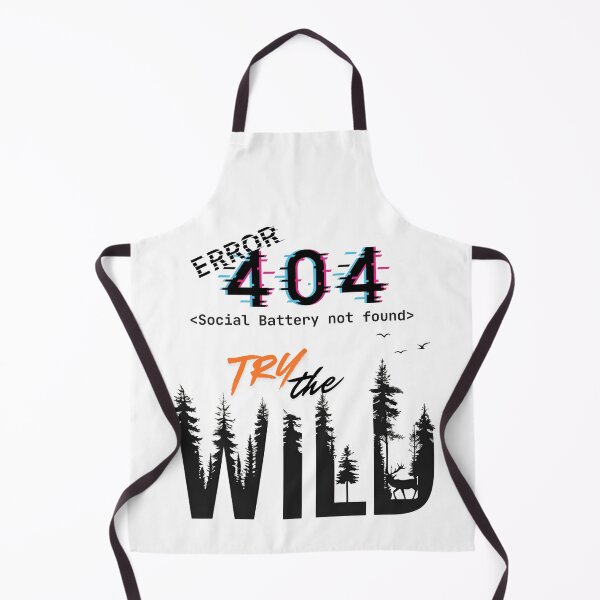 Item preview, Error 404 Social Battery Not Found Try Outdoors Retro Aesthetic designed and sold by DragonPrint.