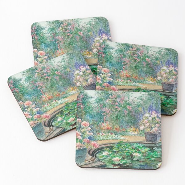 Item preview, Old English Garden with Lilies designed and sold by tomorrowsart.