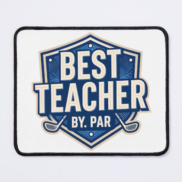 Item preview, BEST TEACHER BY PAR – Golf School Gift designed and sold by MKV Design.