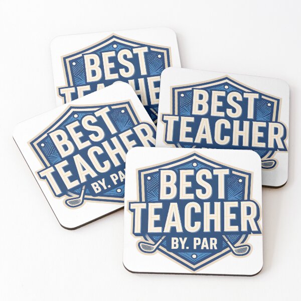 Item preview, BEST TEACHER BY PAR – Golf School Gift designed and sold by MKV Design.