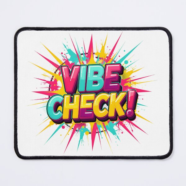 Item preview, VIBE CHECK Comic Style Neon Splash designed and sold by worldshopcolor.