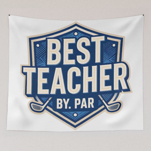 Item preview, BEST TEACHER BY PAR – Golf School Gift designed and sold by MKV Design.