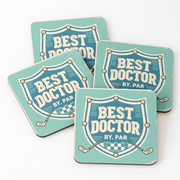 Item preview, BEST DOCTOR Golf Badge – Vintage Retro Gift designed and sold by MKV Design.