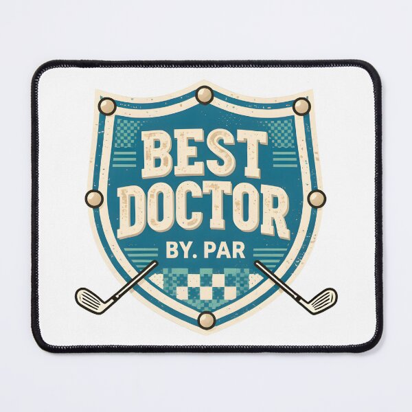 Item preview, BEST DOCTOR Golf Badge – Vintage Retro Gift designed and sold by MKV Design.