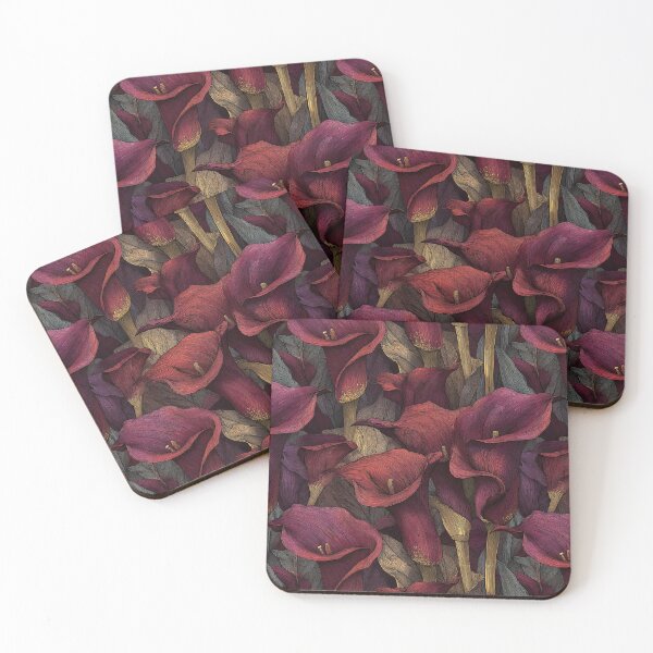 Item preview, Vibrant Calla Lilies Print  - Flower Garden Pattern  - Anniversary Gifts For Her designed and sold by RoyalStarsPatts.
