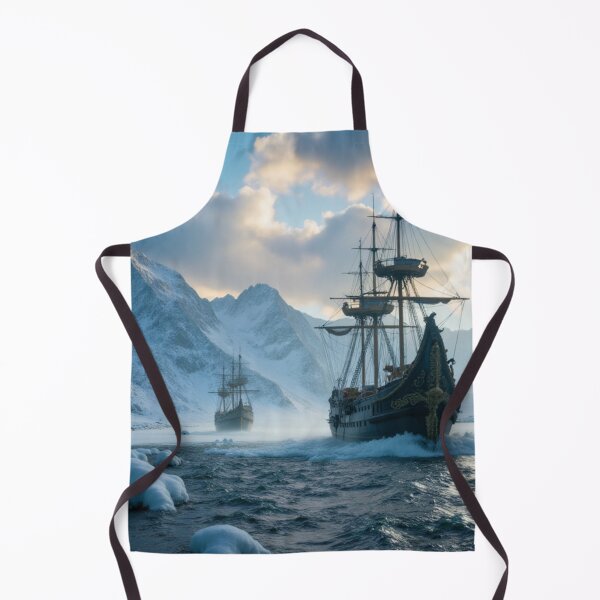 Item preview, Northern Silence – A Lone Ship in Frozen Waters designed and sold by Crazy Ronald.