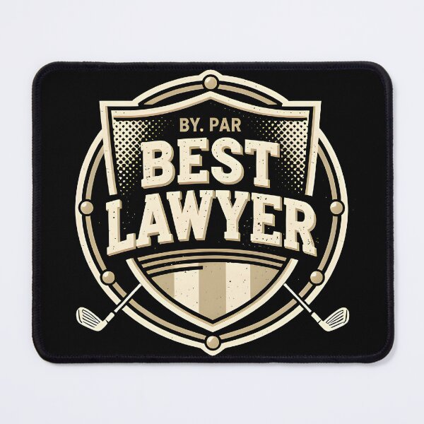 Item preview, BEST LAWYER Golf Badge – Vintage Retro Gift designed and sold by MKV Design.
