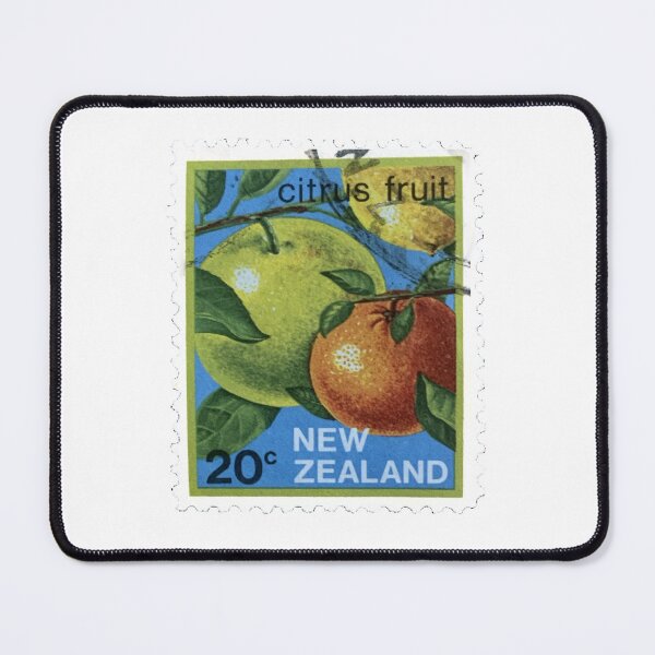 Item preview, New Zealand Citrus Fruit Vintage Postage Stamp designed and sold by red-amber65.