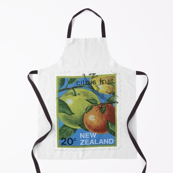 Item preview, New Zealand Citrus Fruit Vintage Postage Stamp designed and sold by red-amber65.