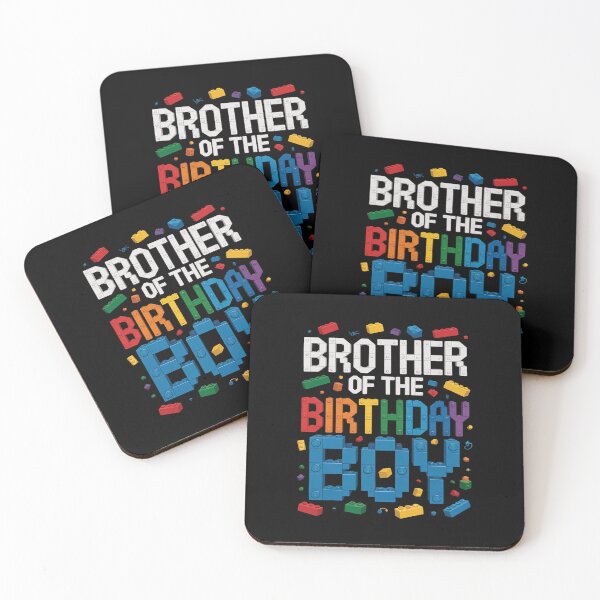 Item preview, Brother of the Birthday Boy Master Builder Building Blocks  designed and sold by DigitaldeligArt.
