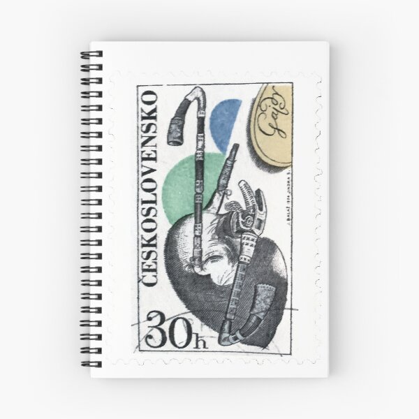 Item preview, Czech Republic Music Vintage Postage Stamp designed and sold by red-amber65.