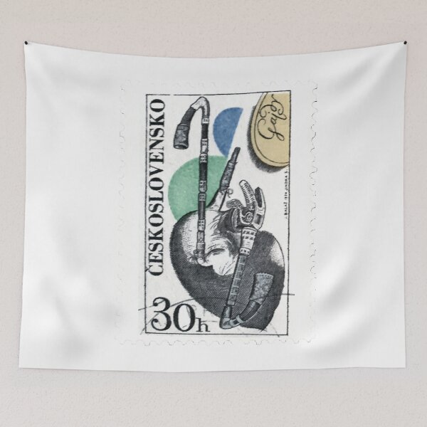 Item preview, Czech Republic Music Vintage Postage Stamp designed and sold by red-amber65.