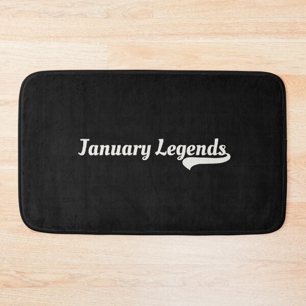 Item preview, January Legends – Born in January Classic Retro Typography Design designed and sold by rebuZZ-Apparels-The Minimalistic Buzz.