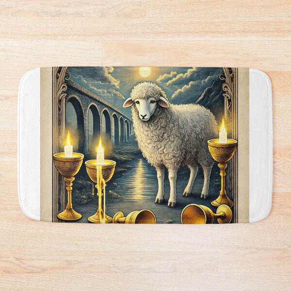 Artikelvorschau, Schafismus – Tarotkarte Fünf der Kelche entworfen und verkauft von Thpoar.