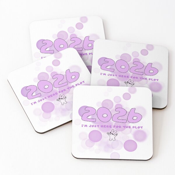 Item preview, 2026 – I'm Just Here for the Plot – Funny New Year Quote designed and sold by iamKRUK.