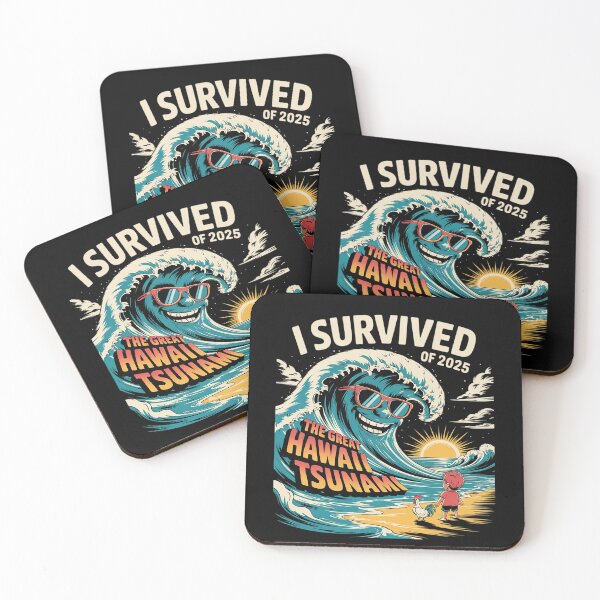 Item preview, I Survived The Great Hawaii Tsunami of 2025 Everyone Learn6  designed and sold by MarkLeedsArt.