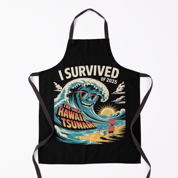 Item preview, I Survived The Great Hawaii Tsunami of 2025 Everyone Learn6 designed and sold by MarkLeedsArt.