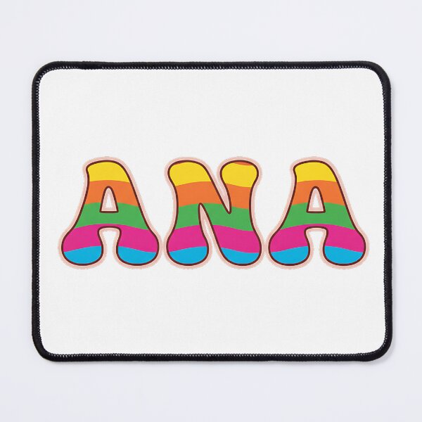 Item preview, ❤️ Ana Personalized Name Wavy Retro Shirt, Coffee Mug, Sticker Gift designed and sold by HelixPedia.