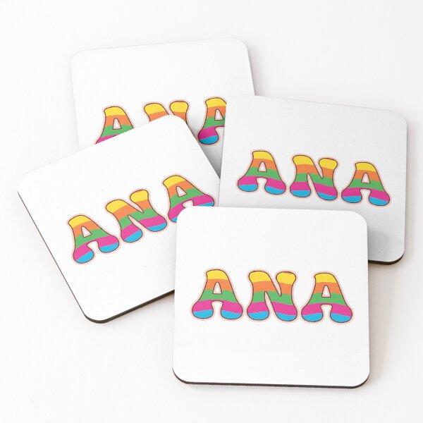 Item preview, ❤️ Ana Personalized Name Wavy Retro Shirt, Coffee Mug, Sticker Gift designed and sold by HelixPedia.