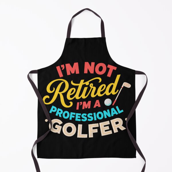 Item preview, I’m Not Retired – Funny Retro Golfer Design designed and sold by MKV Design.