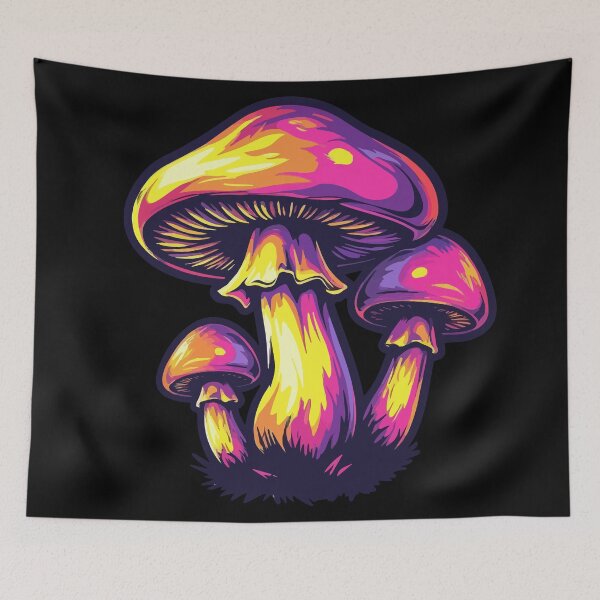Item preview, Bioluminescent Mushrooms designed and sold by Grypis.