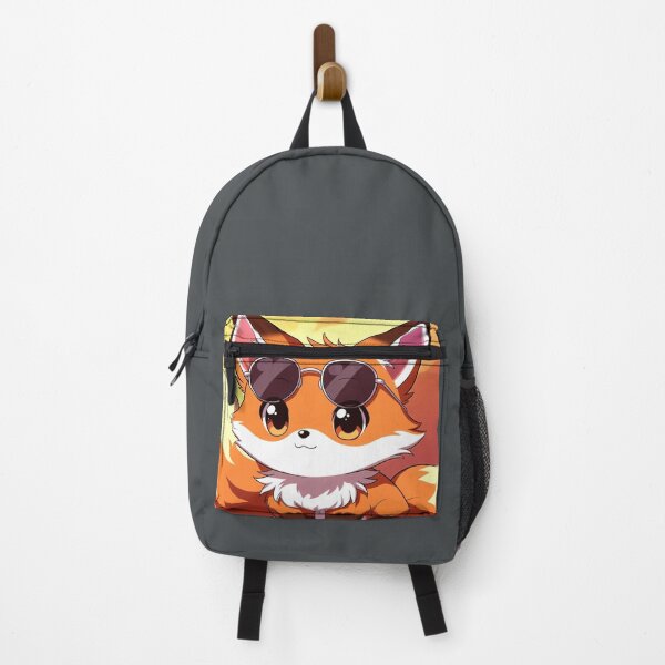Item preview, Copy of Playful Anime Fox with Sunglasses Sunset Chibi Art designed and sold by NovaDigitalArt45.