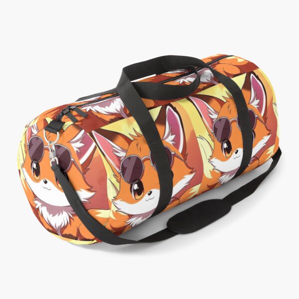 Item preview, Copy of Playful Anime Fox with Sunglasses Sunset Chibi Art designed and sold by NovaDigitalArt45.