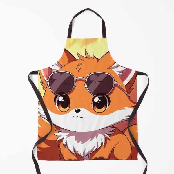 Item preview, Copy of Playful Anime Fox with Sunglasses Sunset Chibi Art designed and sold by NovaDigitalArt45.