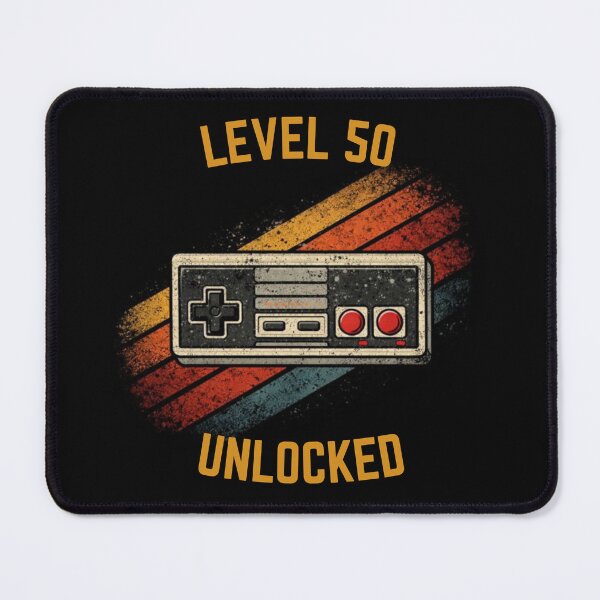 Item preview, Level 50 Unlocked - Funny 50th Birthday Retro Gamer Gift designed and sold by JakubDesigns89.