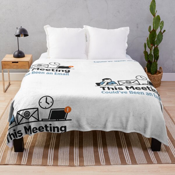 Item preview, This Meeting Could’ve Been an Email – Vintage Humorous Office Logo designed and sold by Dax Studio.