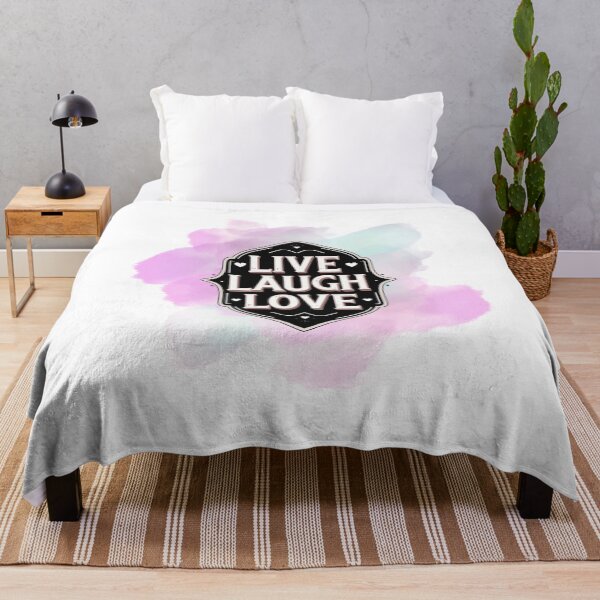Item preview, Live Laugh Love — motivational phrase designed and sold by SloganSauce.