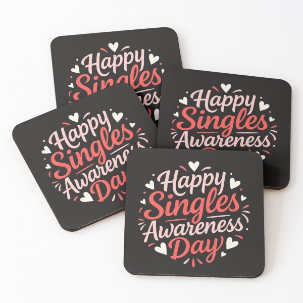 Item preview, Happy Singles Awareness Day Valentine's Day Ironic Sarcastic designed and sold by Clairenity Studio.